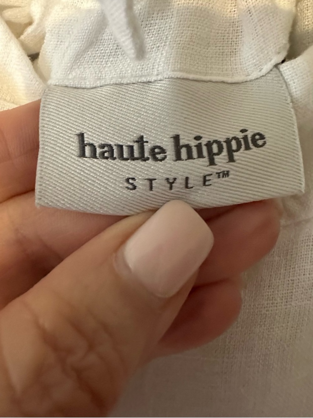 Haute Hippie White Linen Wide Leg Linen Jumpsuit - Picture 7 of 11